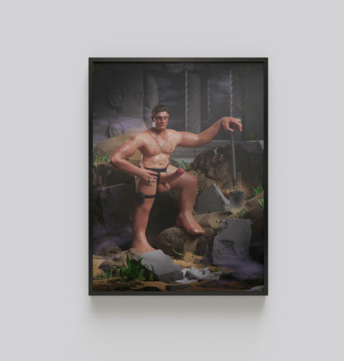 Archeologist NSFW version print